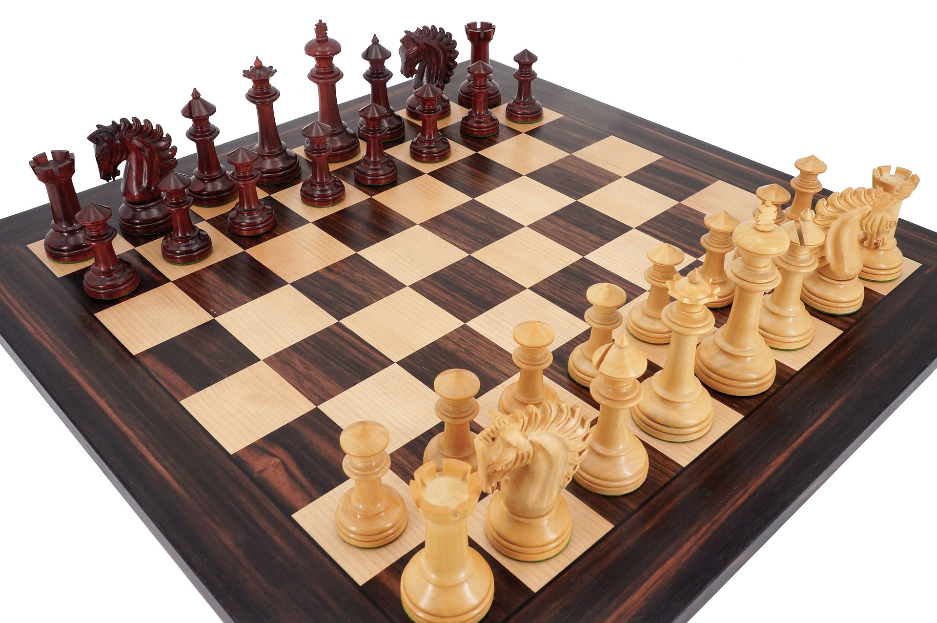 大号 国际象棋 威斯特敏特 westminster 棕色(阔叶黄檀)棋子 棋盘