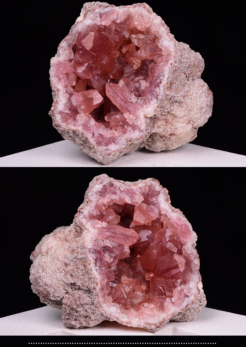 水晶洞阿根廷粉粉晶原石矿石晶簇矿物国外石头摆件小标本实拍一物一拍