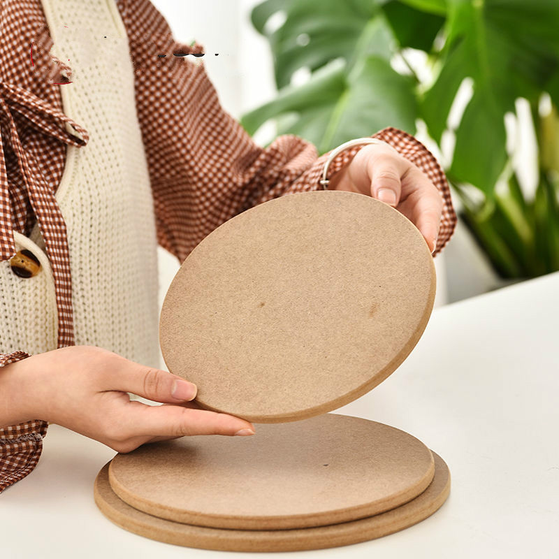 陶艺密度板晾坯板拉坯烘坯垫板托泥板纤维板dy手工木板工具直径22cm3