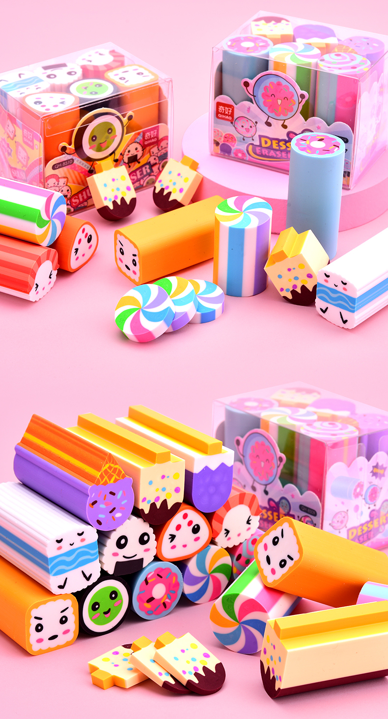 大号卡通橡皮擦学生专用可切橡皮擦得干净不留痕水果动物象皮创意卡通