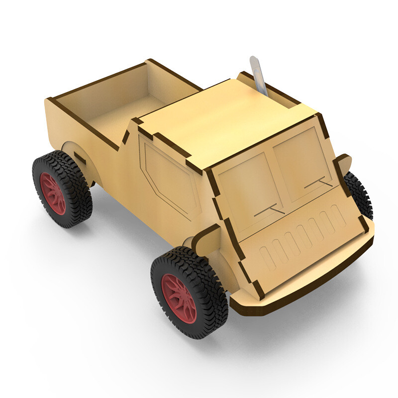 科技小制作手工材料发明实验儿童科学课玩教具五六年级 64弩车【图片