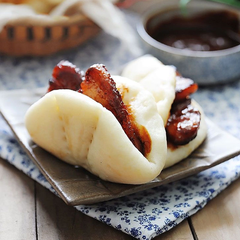 保鲜发货荷叶夹肉加馍饼肉夹馍荷叶饼酒店成品菜梅菜扣肉一袋40个