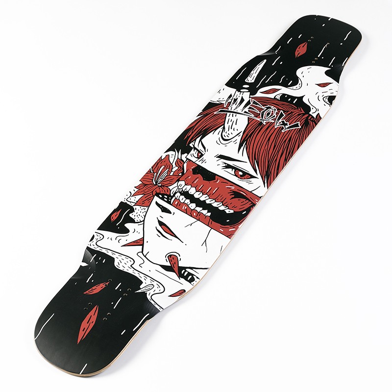 rebirthmeow长板男女生初学者平花舞板喵板专业滑板小家神单板面一块