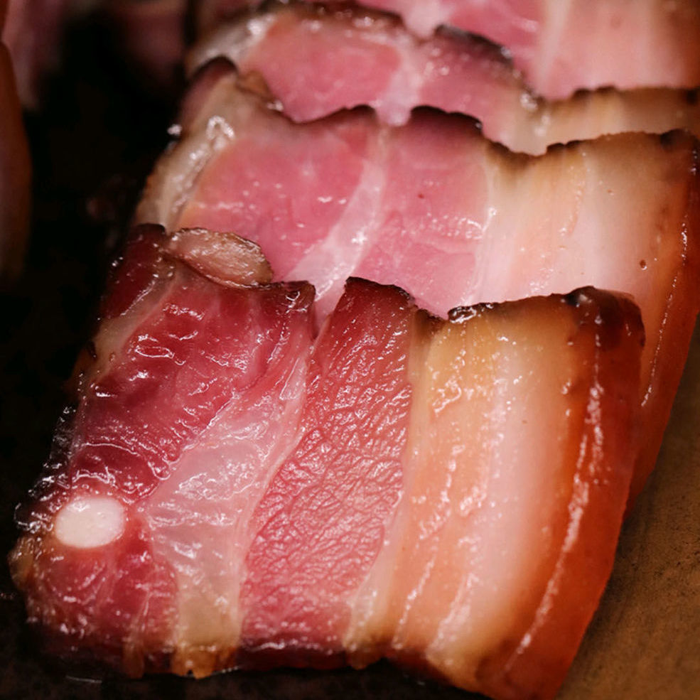 陕西安康腊肉陕南正宗腊肉农家特产柴火烟熏肉五花肉后腿肉土猪肉