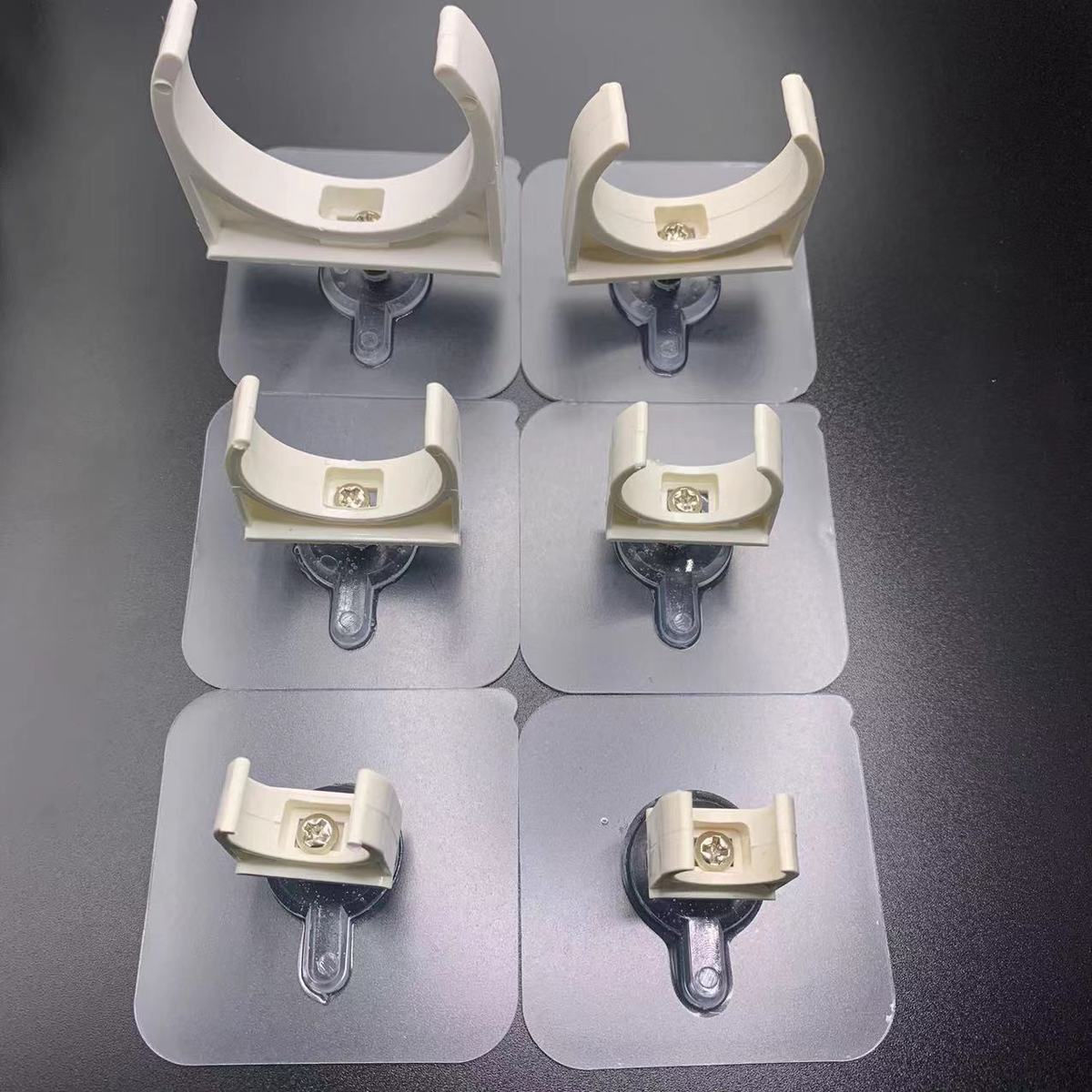 天然气管道固定卡子免打孔离墙管卡粘贴加长款可调节管夹固定进水水管