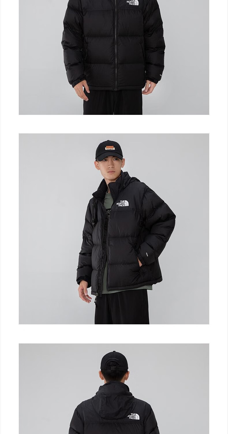 北面羽绒服经典美版icon鹅绒外套700蓬1996nuptse潮牌羽绒衣 3c8dle4