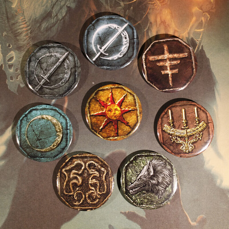 黑暗之魂3誓约阵营胸章黑魂3周边书包徽章挂饰太阳战士 太阳战士