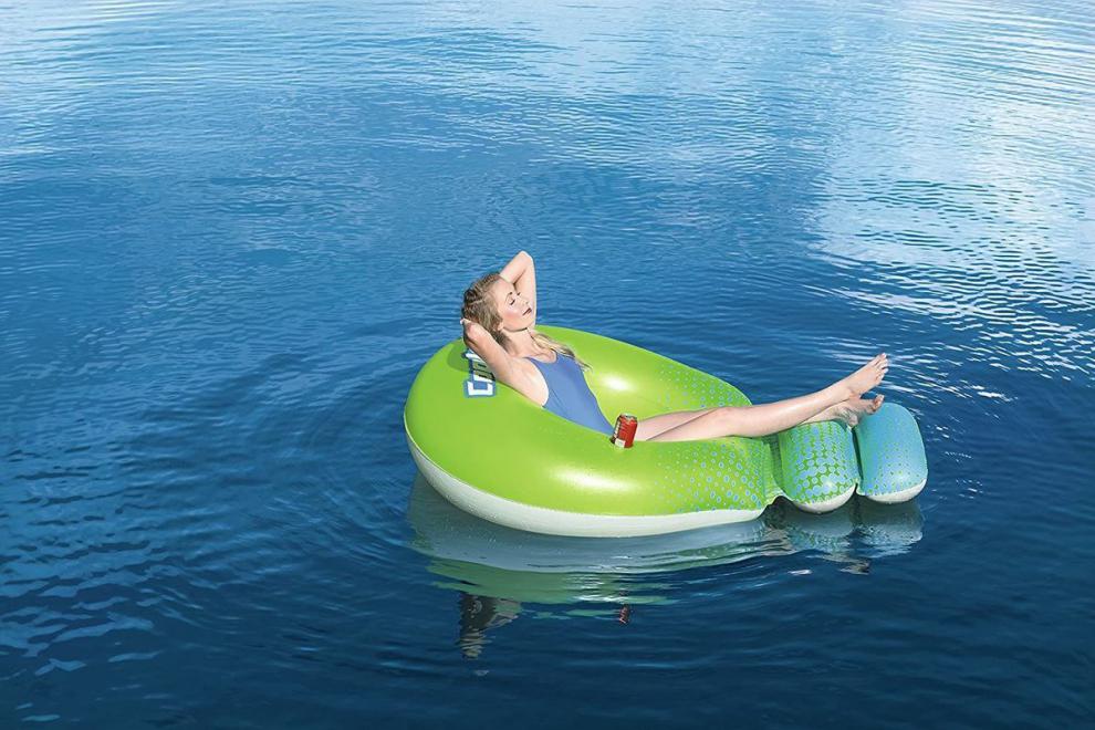 游泳单双人充气水上浮床躺椅浮排气垫浮板水上漂椅子coolerz豪华水上
