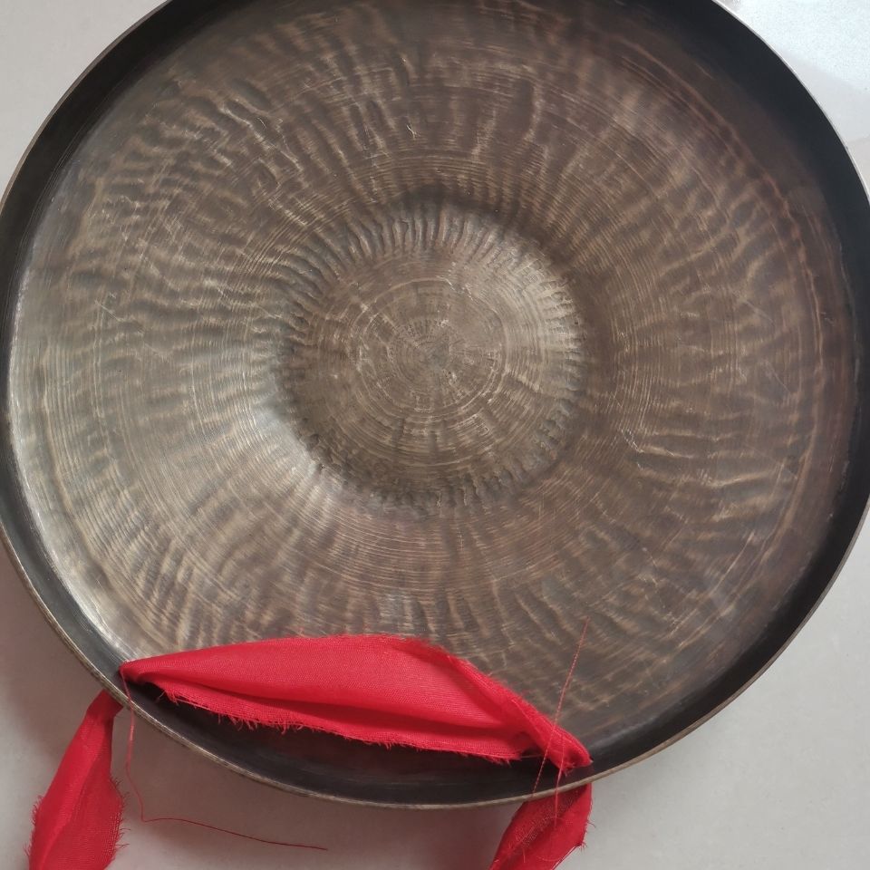 30公分大苏锣道家手工名族青铜乐器青铜锣重约18斤左右30公分大苏锣