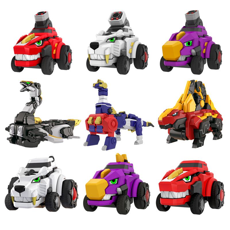 适用于定制百兽总动员的玩具2恐龙战队变形机器人机甲儿童男孩金刚3