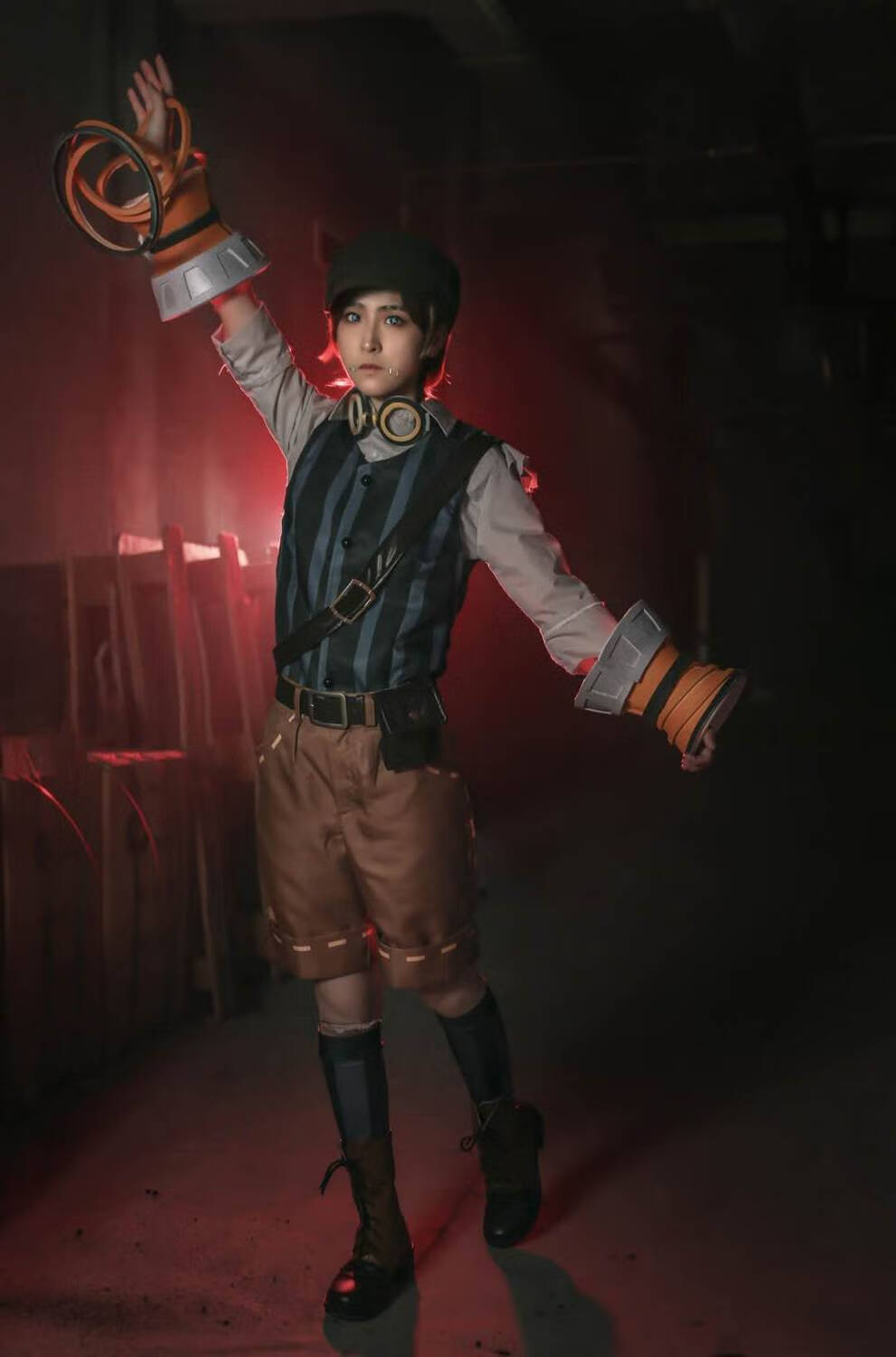 现货袜子帽子第五人格cos服求生者佣兵弹簧手服装cosplay套装服装全套