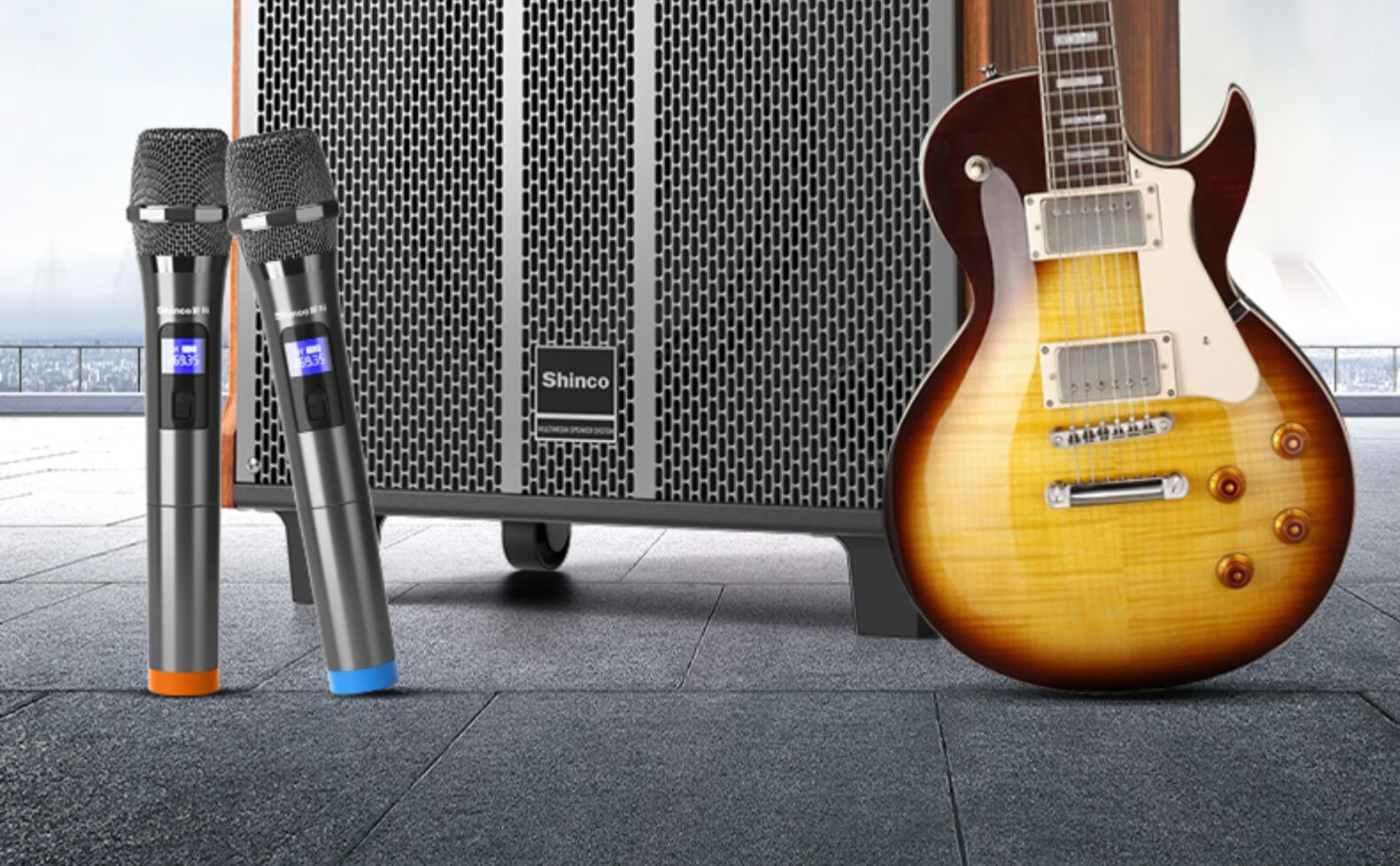 新科(shinco) 新科 广场舞音响带显示屏幕拉杆家用户外演出ktv跳舞k歌