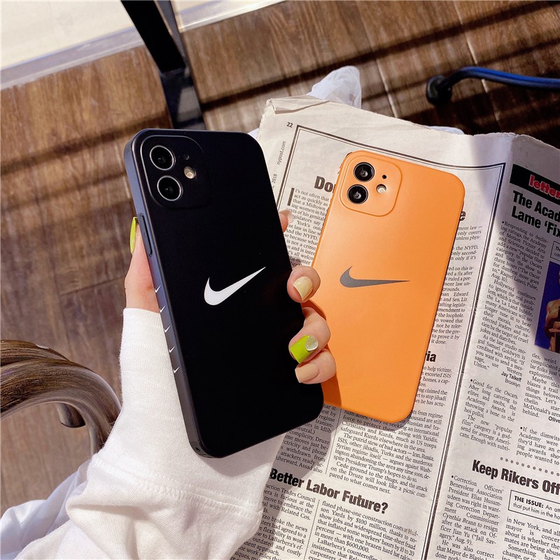 夏途潮牌nike勾子iphone12手机壳苹果11promax全包防摔xsxr硅胶直边78