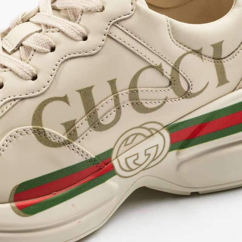 gucci/古驰  女士rhyton皮革运动鞋 老爹鞋 528892 drw00 9522