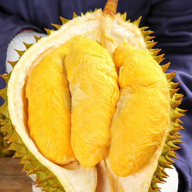 泰国进口托曼尼榴莲新鲜水果一整个甲仑巴掌带壳长柄榴莲整箱0g810斤