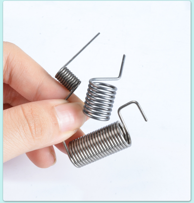 弹簧双扭簧夹垃圾桶盖不锈钢小簧线径1扭转纺车轮90度180夹子异形