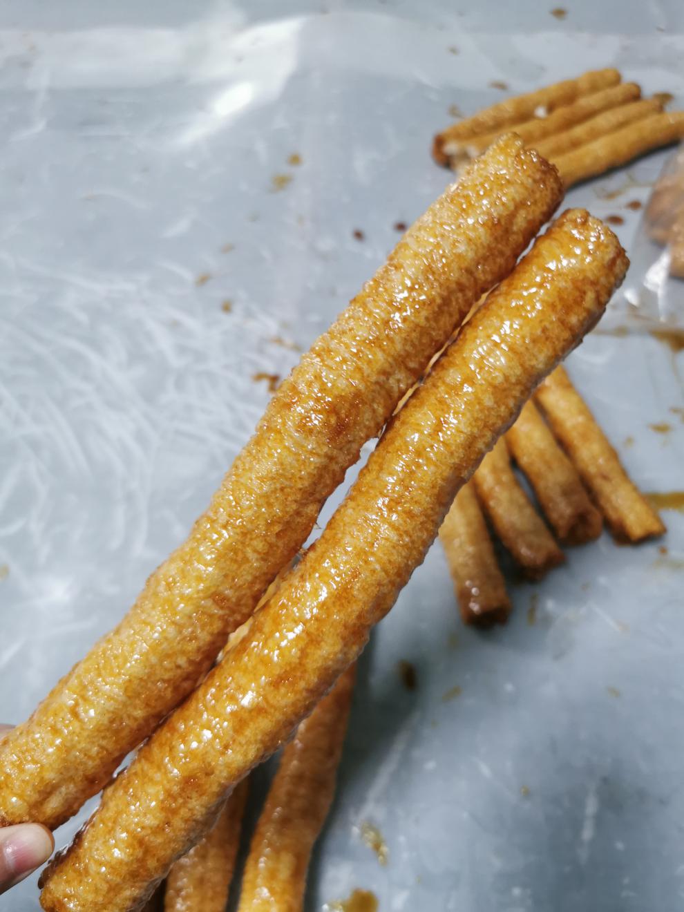 【抖音 臻品京选】 现榨甘蔗汁红糖泡泡筒大米棒爆米花大米棍膨化米棍