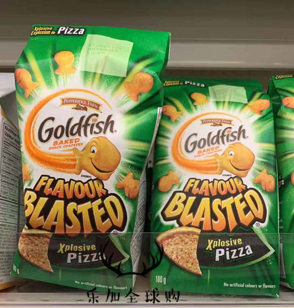 加拿大购 goldfish小鱼饼干 儿童零食 进口零食 多种口味 超浓芝士味