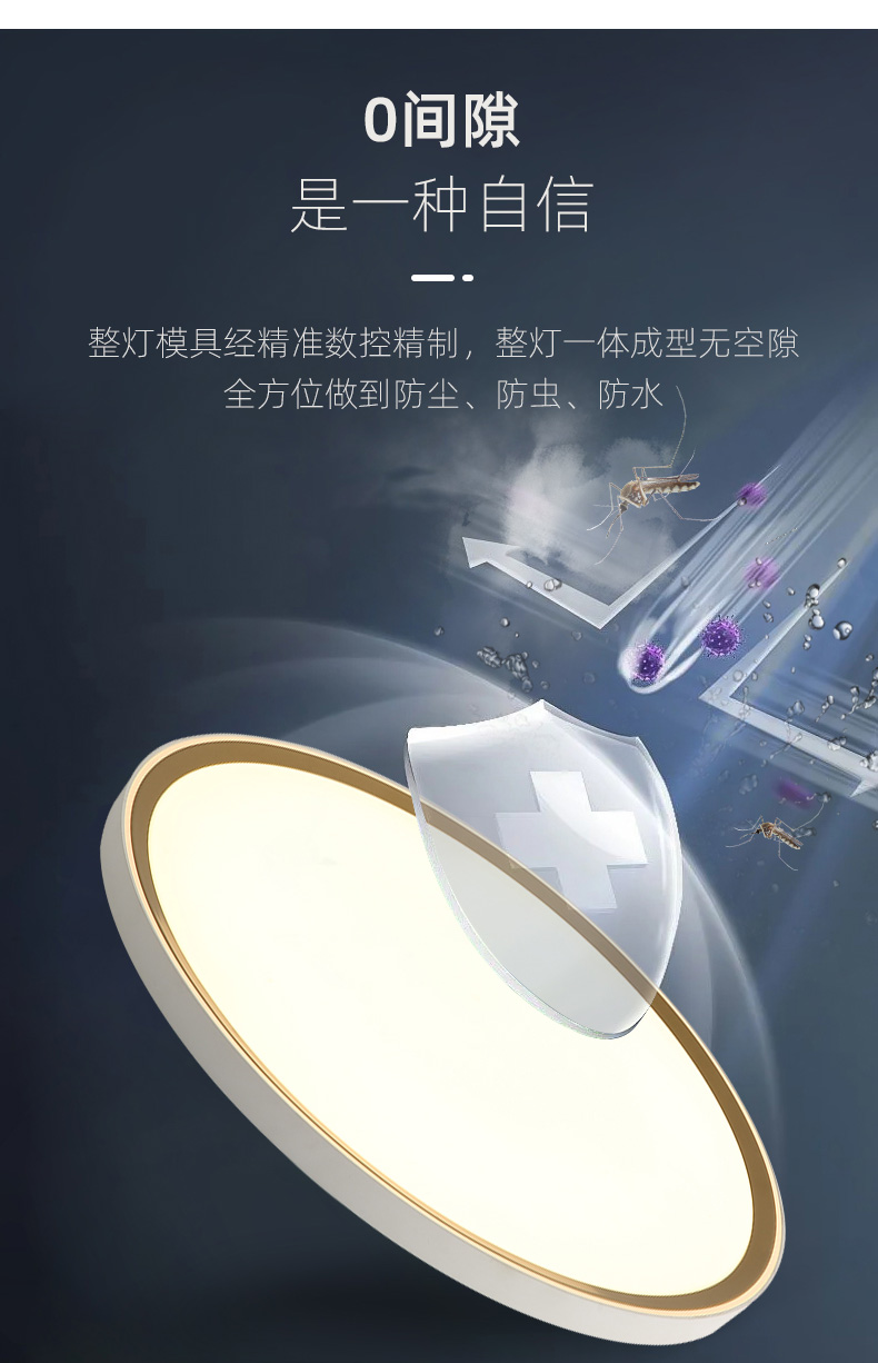 帝拿超薄卧室吸顶灯圆形极简餐厅灯儿童书房led灯具现代简约x9559400