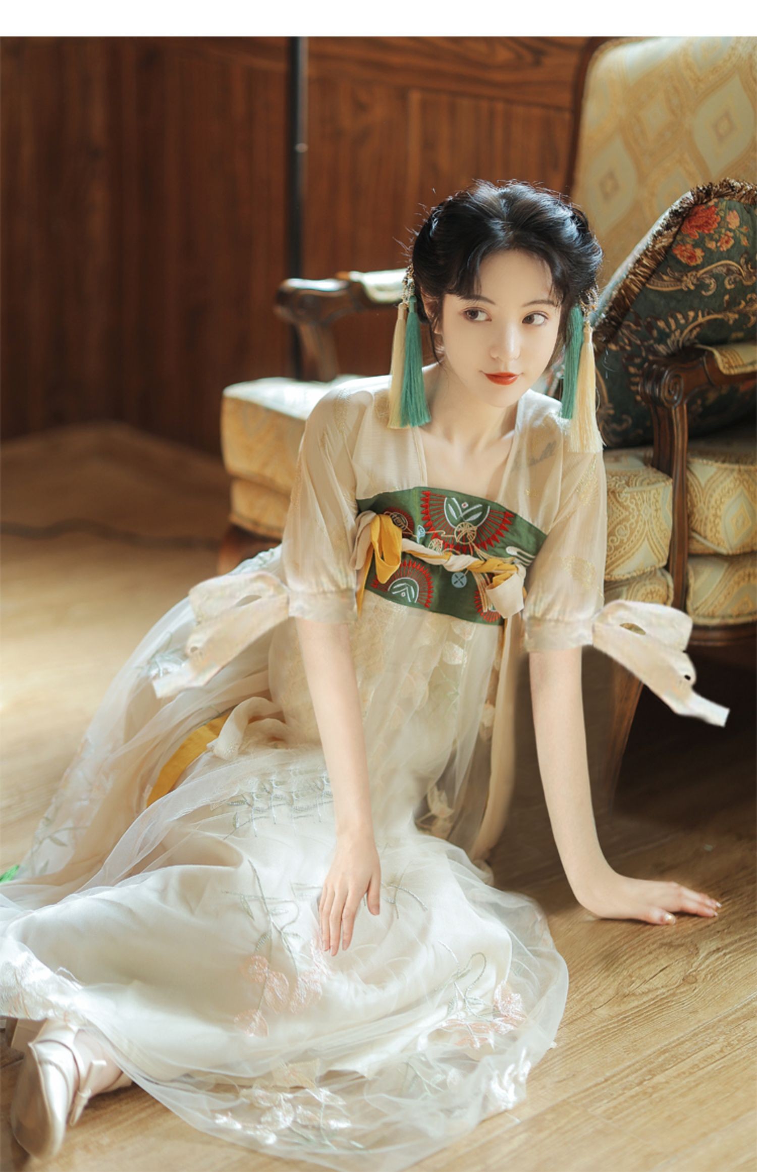 凯西芬汉服夏款女改良仙气飘逸古风齐胸襦裙中国风唐装日常汉元素