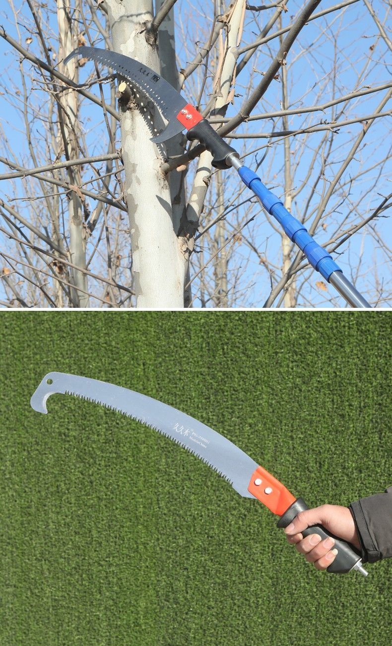 锯树神器德国品质多功能不锈钢伸缩杆高枝锯园林果树锯子树枝加长杆