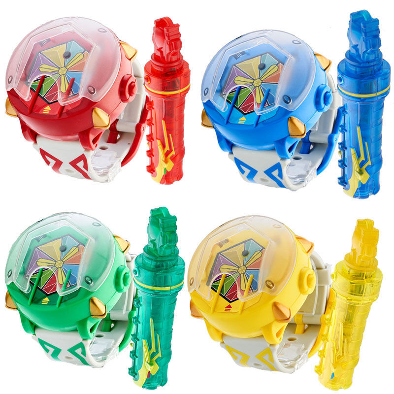 百逸动漫斗龙战士5手环4爆射龙弹飞弹召唤变身器龙蛋儿童玩具5寸铠甲