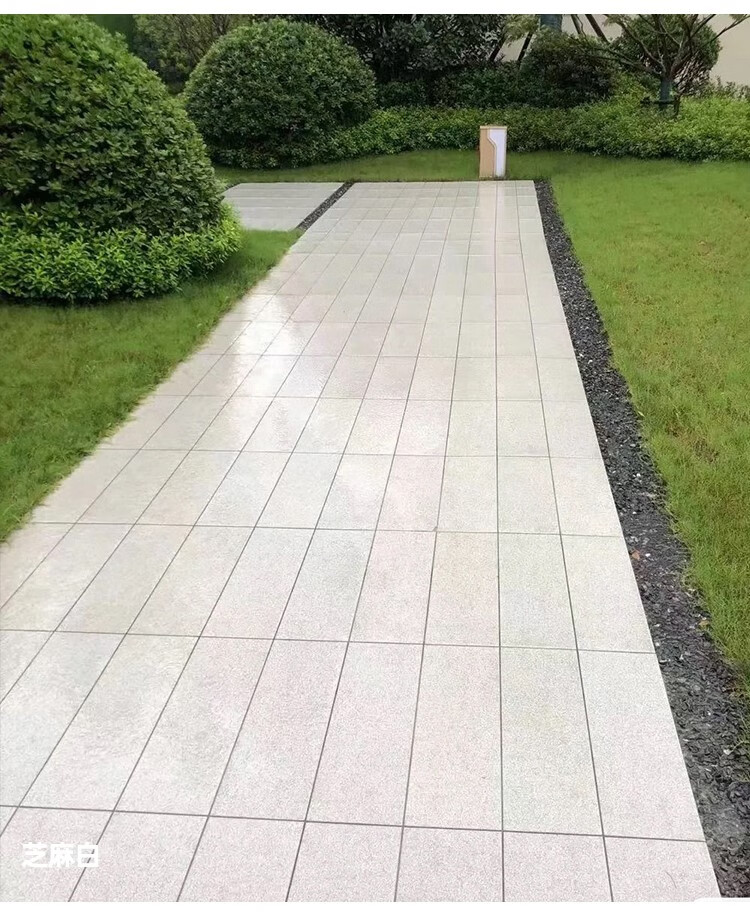 地铺石室外庭院子地砖户外花园露台别墅防滑麻石瓷砖地板砖广场砖 p