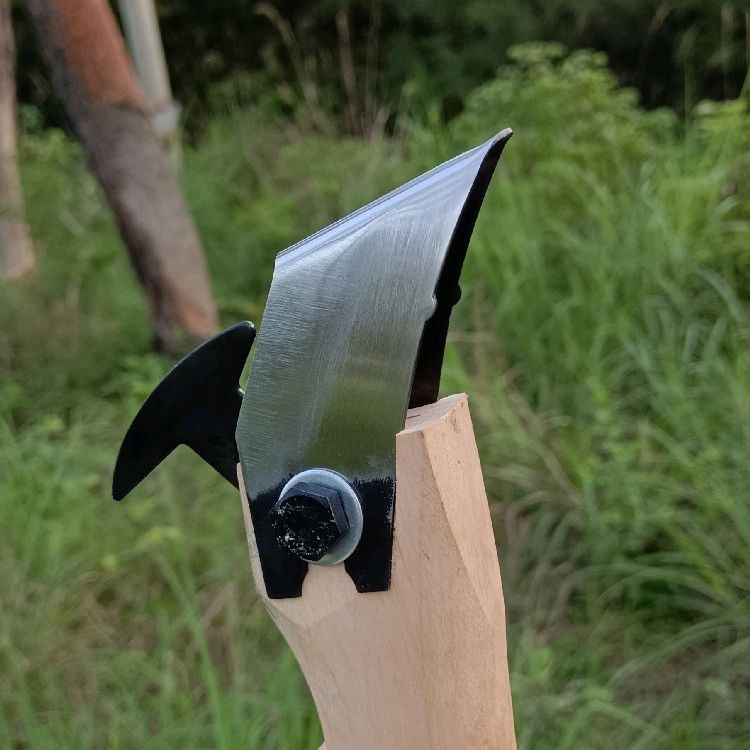 霜魄松油刀特钢采脂刀广西薄省力松脂刀磨利割千树割油刀进口钢松油刀