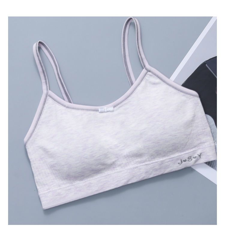 高中女生内衣初中生少女文胸棉 运动美背少女内衣16-22岁发育期中学生