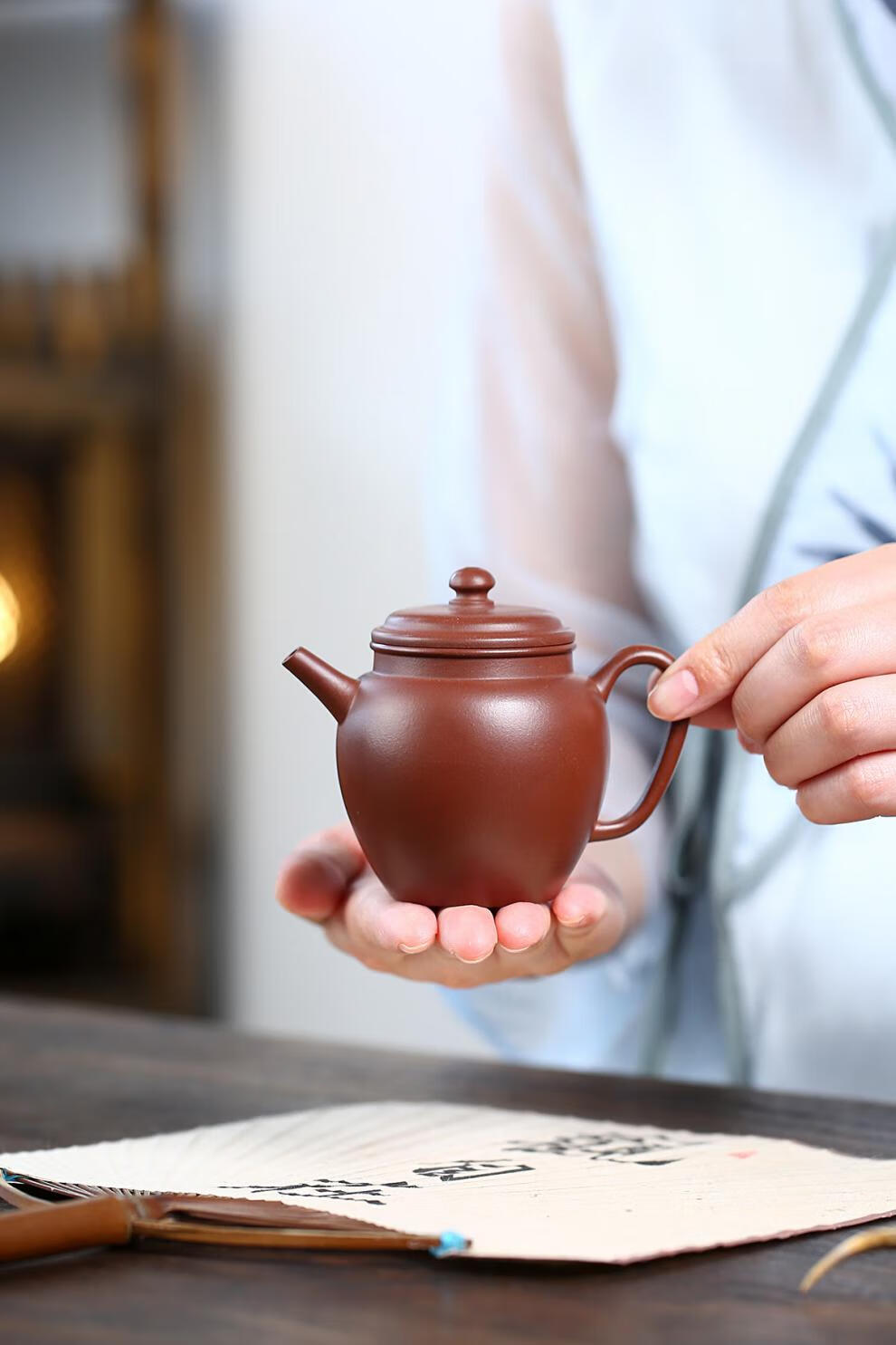 狄威全手工宫灯底槽清小品紫砂壶小容量茶具茶壶双层盖壶【图片 价格
