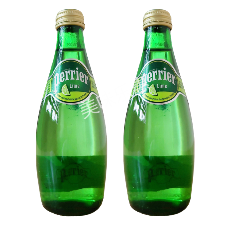 矿泉水天然巴黎水青柠味33ml24玻璃瓶装西瓜味250ml30易拉罐新鲜日期
