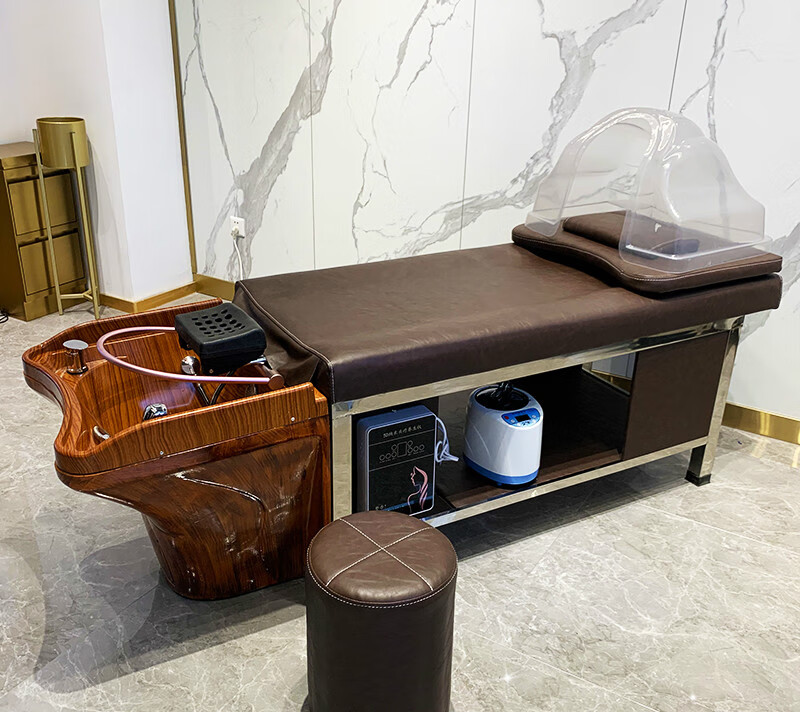 头疗洗头床理发店发廊专用养发馆水循环美容院按摩床泰式采耳床d款