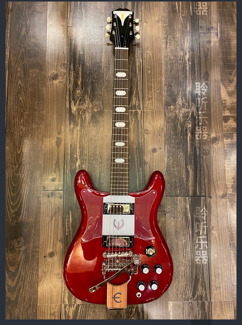 epiphone易普锋coronetcrestwoodcustom元年复古摇把颤音电吉他