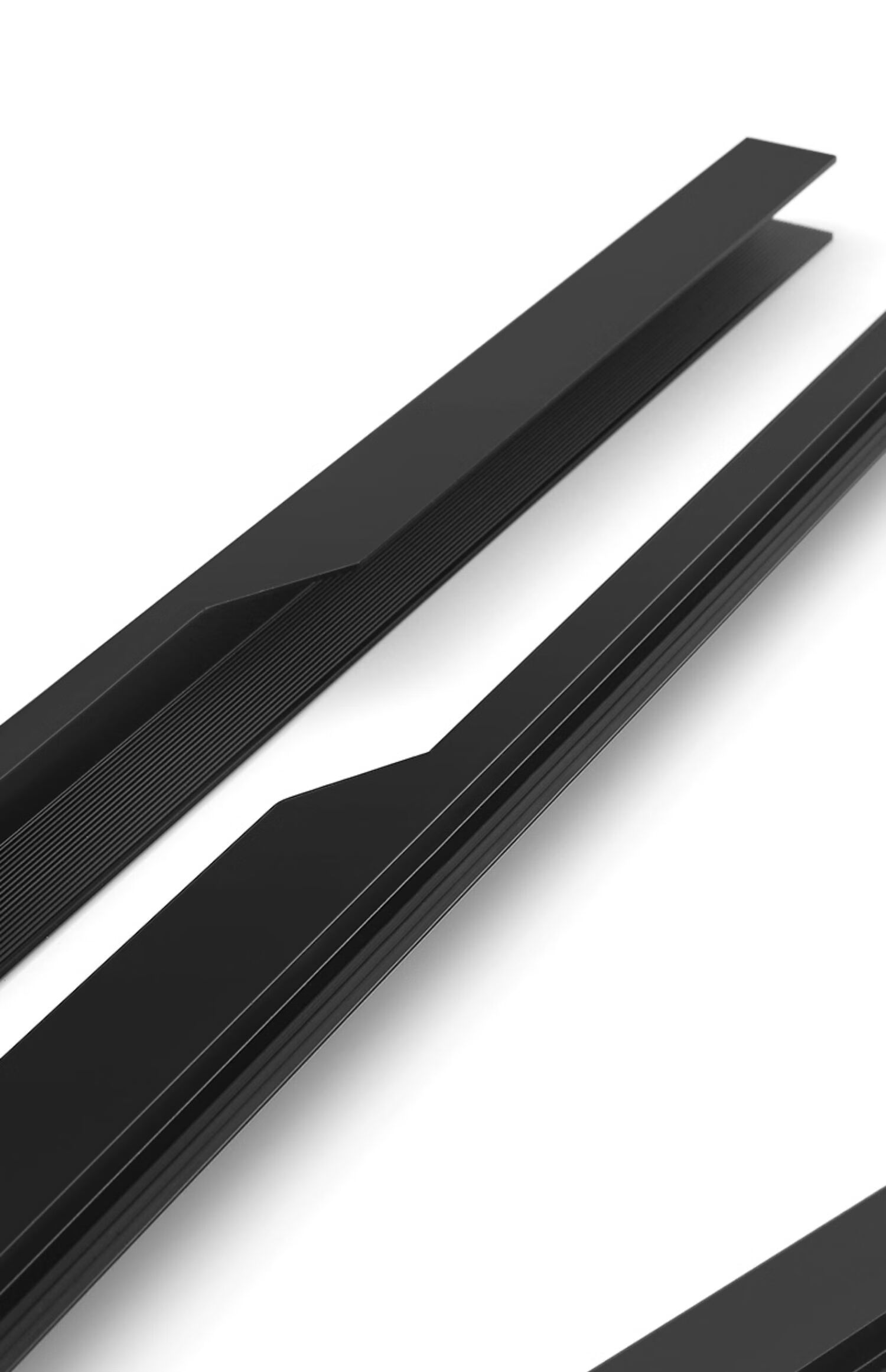 闪电拉手衣柜内嵌简约现代嵌入式暗藏通体隐形开槽柜门长拉手灰色