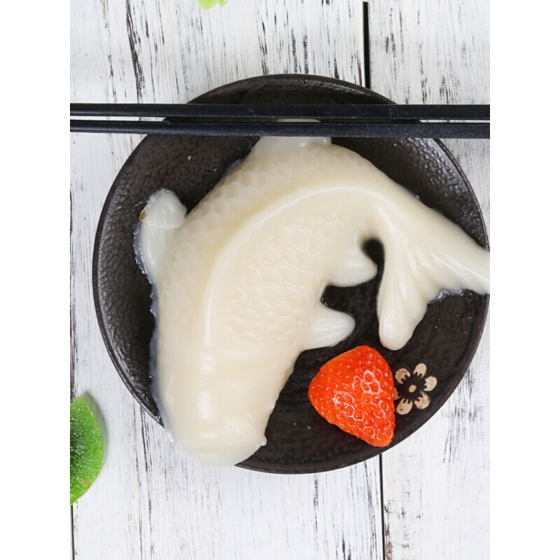 5折230g花样年糕锦鲤鱼礼盒趣味年糕鱼形年糕年糕盒装随手礼