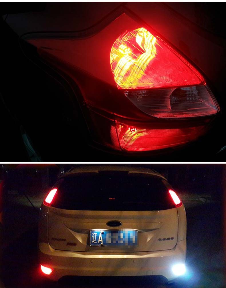 灯12款157款解码爆闪透镜led倒车灯雾灯 12款两厢 透镜刹车爆闪5次后