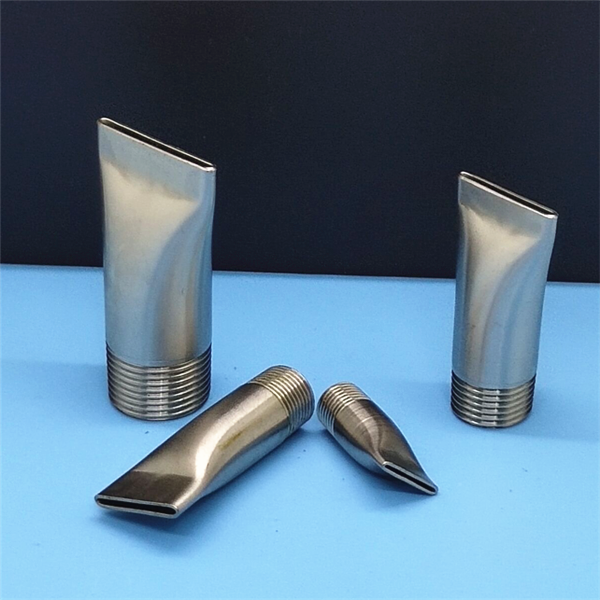 空压机喷头钢鸭嘴吹风喷嘴8mm气管接头空压机压缩空气扁嘴喷头吹扫