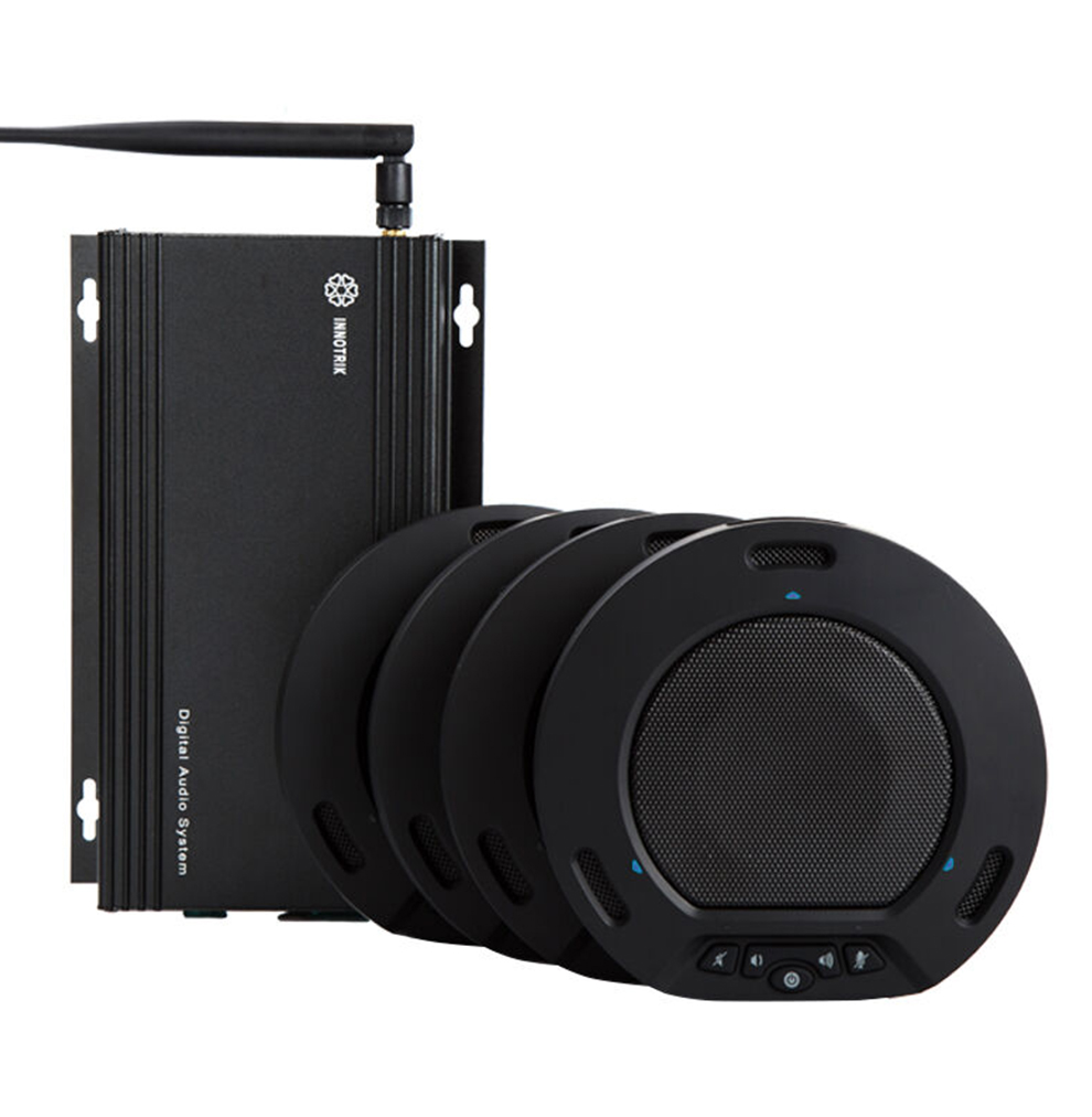 中大腾创i30w无线24g网络视频会议全向麦克风支持外接音响功放调音台