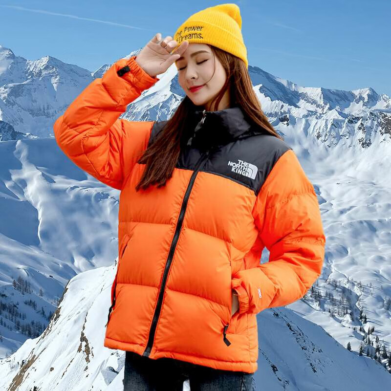 动感北面 羽绒服1996男女情侣短款2022年新款冬季保暖加厚运动外套