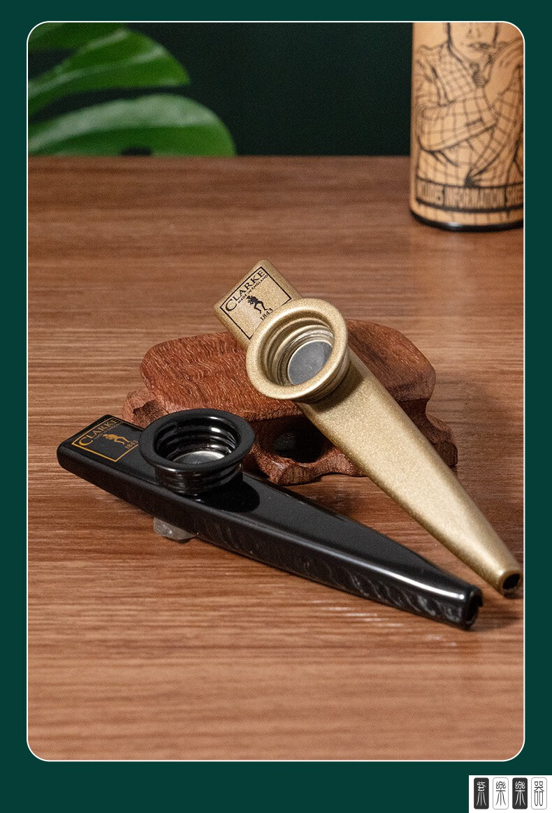 卡祖笛英国进口卡祖笛萨克斯演奏级祖卡笛高级专业笛大号金属乐器