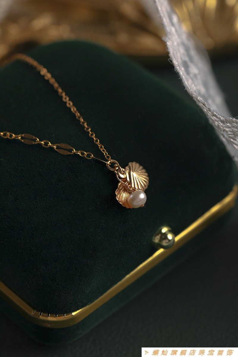 14k包金天然珍珠手链女小众设计简约个性轻奢小众精致