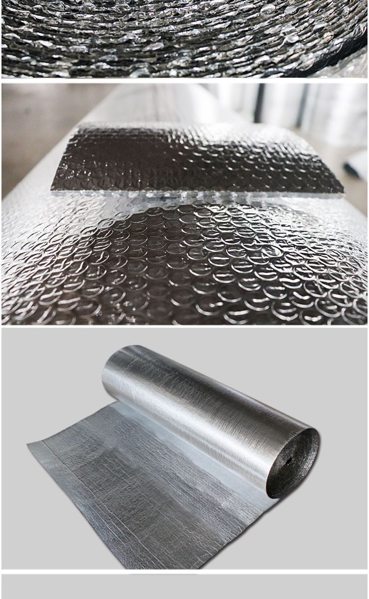 屋顶隔热保温膜双面铝箔防晒膜阳光房家用遮阳反光膜自粘彩钢厂房一米