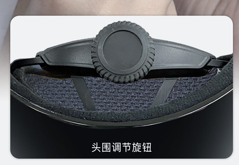 kyon头盔男女通用电动车头盔 7631-灰色白条 m