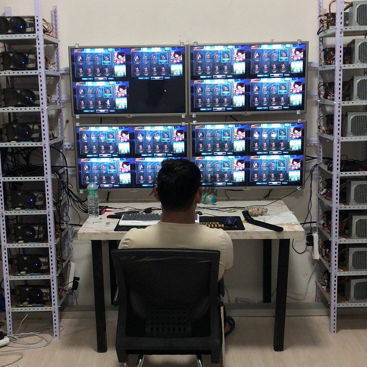 游戏工作室架子电脑主机箱1632开放式主板固定多开dnf搬砖裸机架四