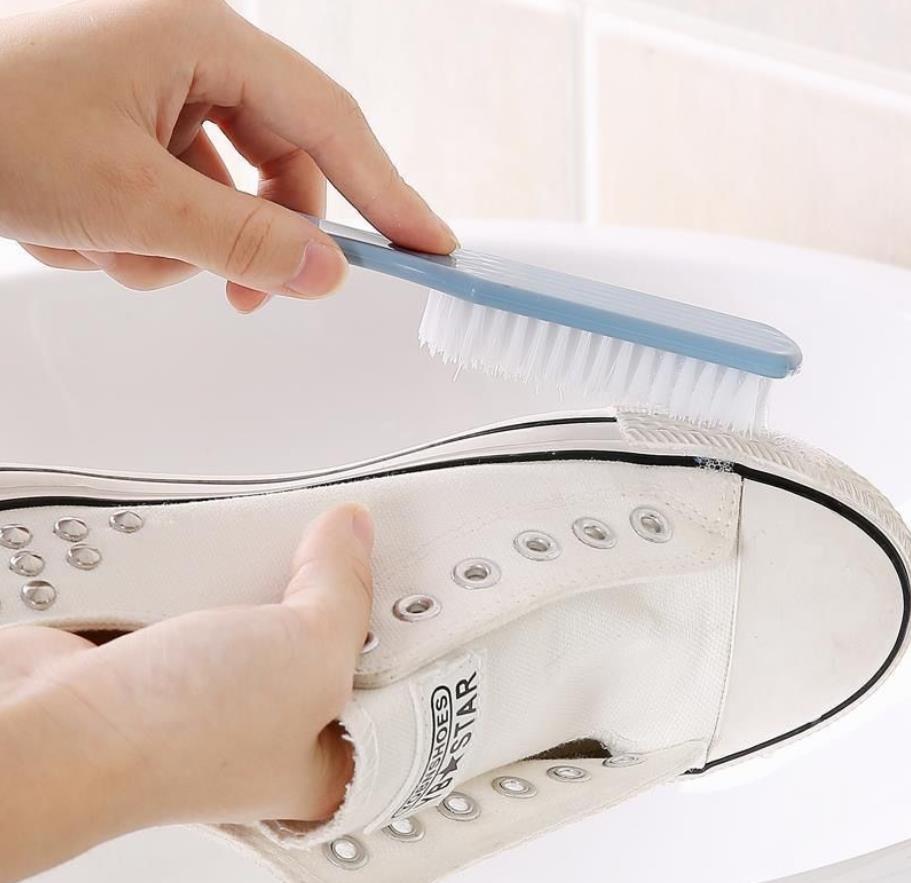 鞋刷子硬毛家用洗鞋刷宿舍清洁刷洗衣刷多功能硬毛刷鞋塑料刷 2把装