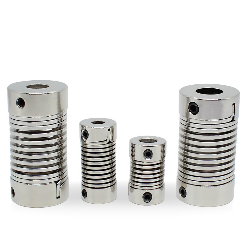 弹簧联轴器连轴器步进电机微型传动弹性编码器丝杆铝合金柔性外径16