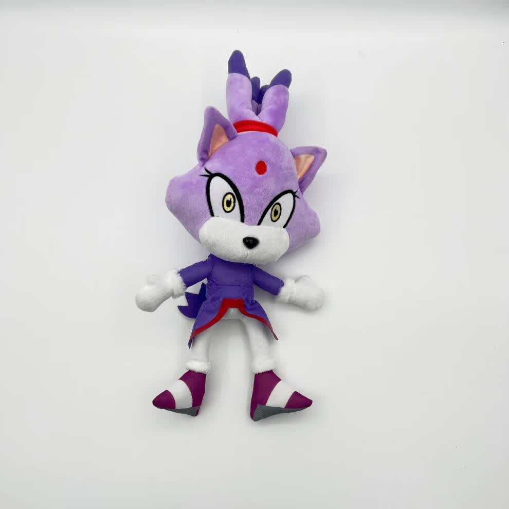 克毛绒玩具 新款超音鼠sonic克毛绒玩具露姬塔尔斯纳克刺猬公仔