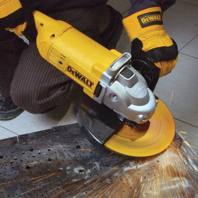 得伟d28491大型工业电动角磨机180重型金属石材打磨切割机230重载级大