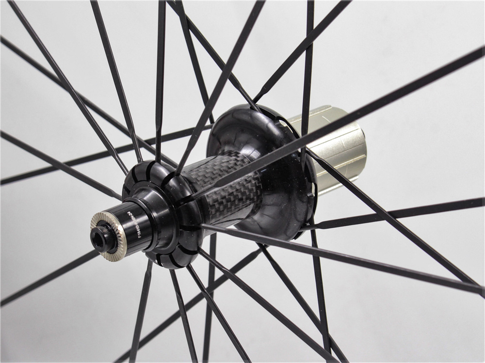 碳纤维公路自行车轮组50mm386088自行车700c轮组r36花鼓3k亚光r36花鼓