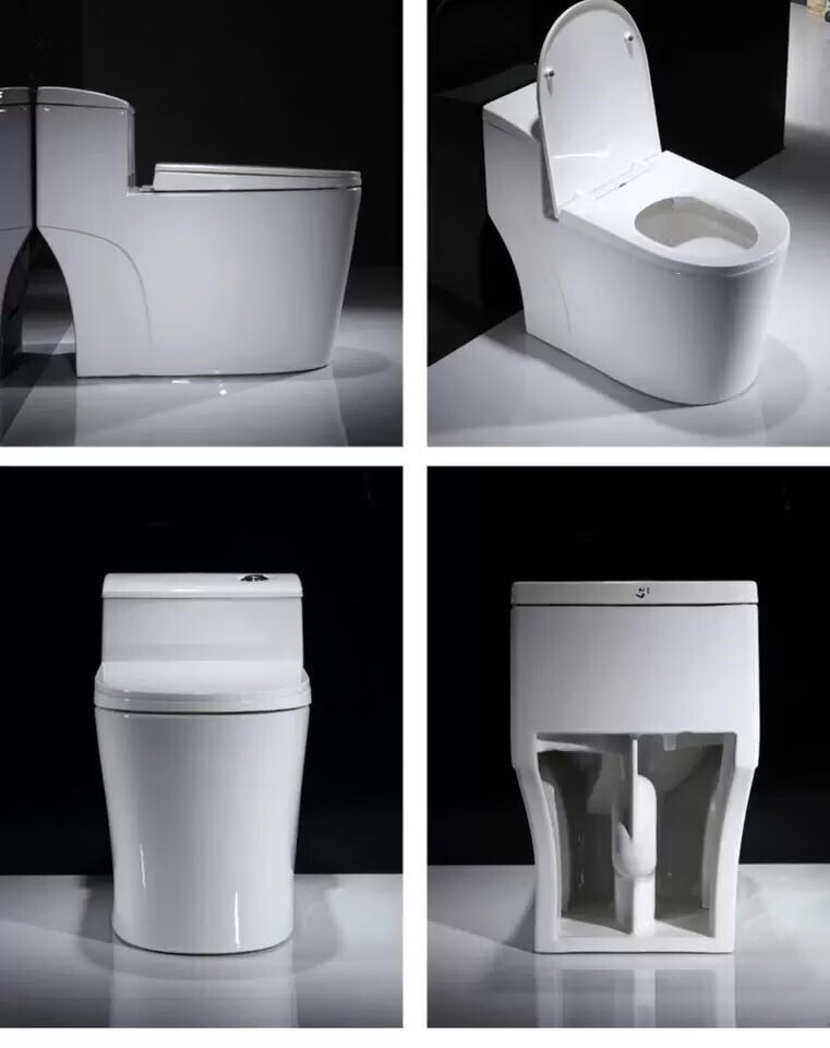 矢向连体马桶坐便器普通马桶强排座厕装修马桶家用小户型漩虹吸抽水大